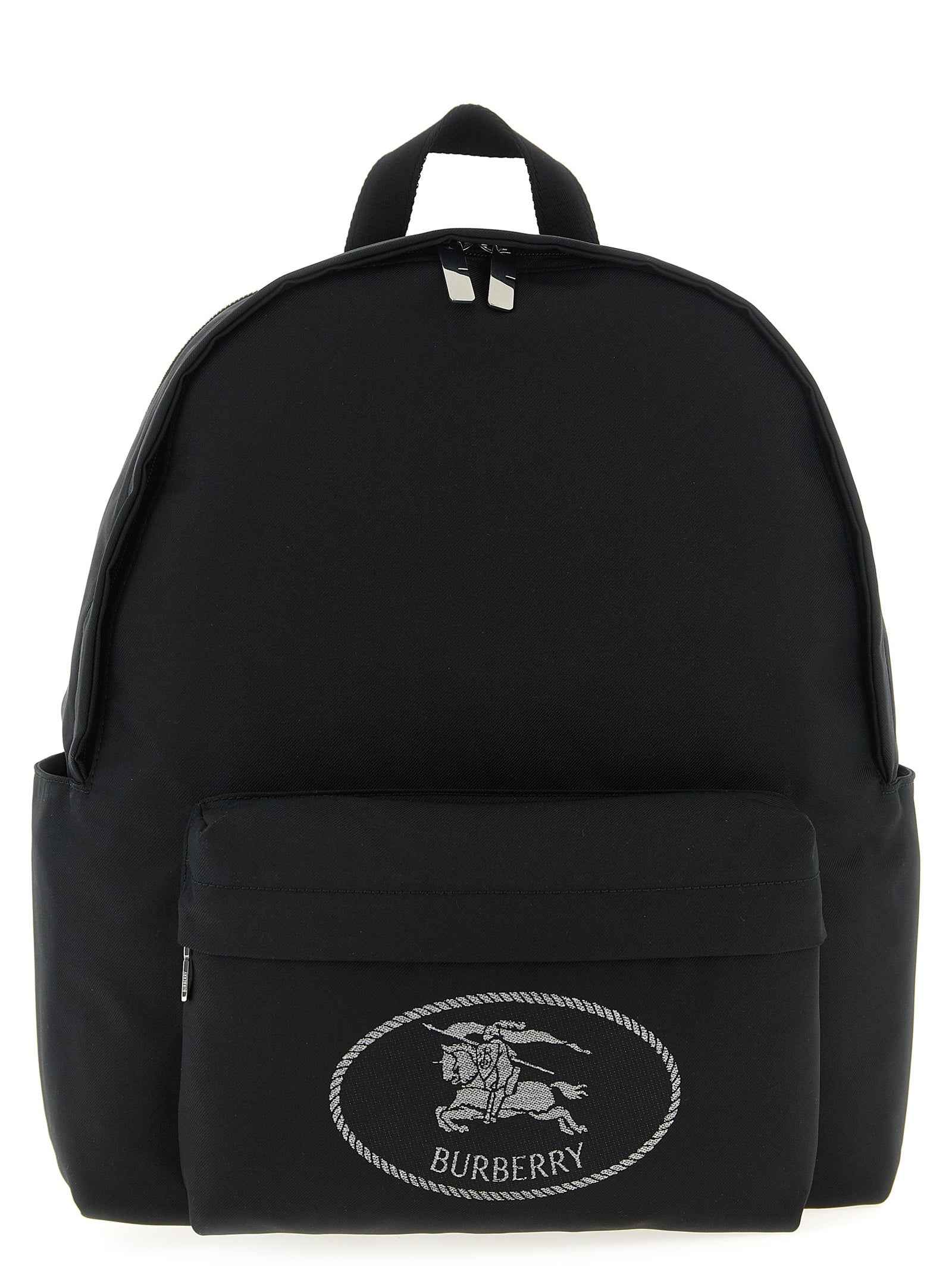 Black Polyester Backpack