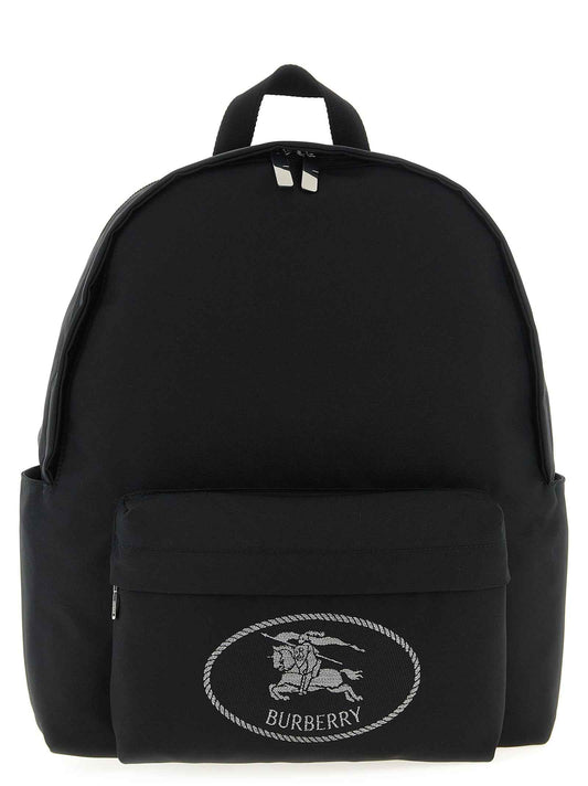 Black Polyester Backpack