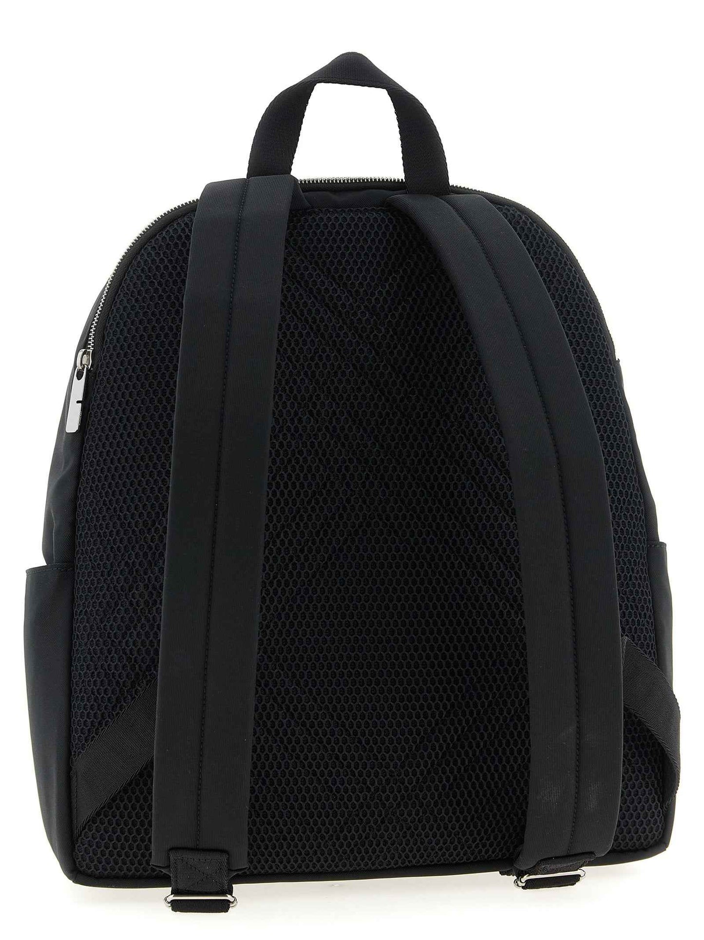 Black Polyester Backpack