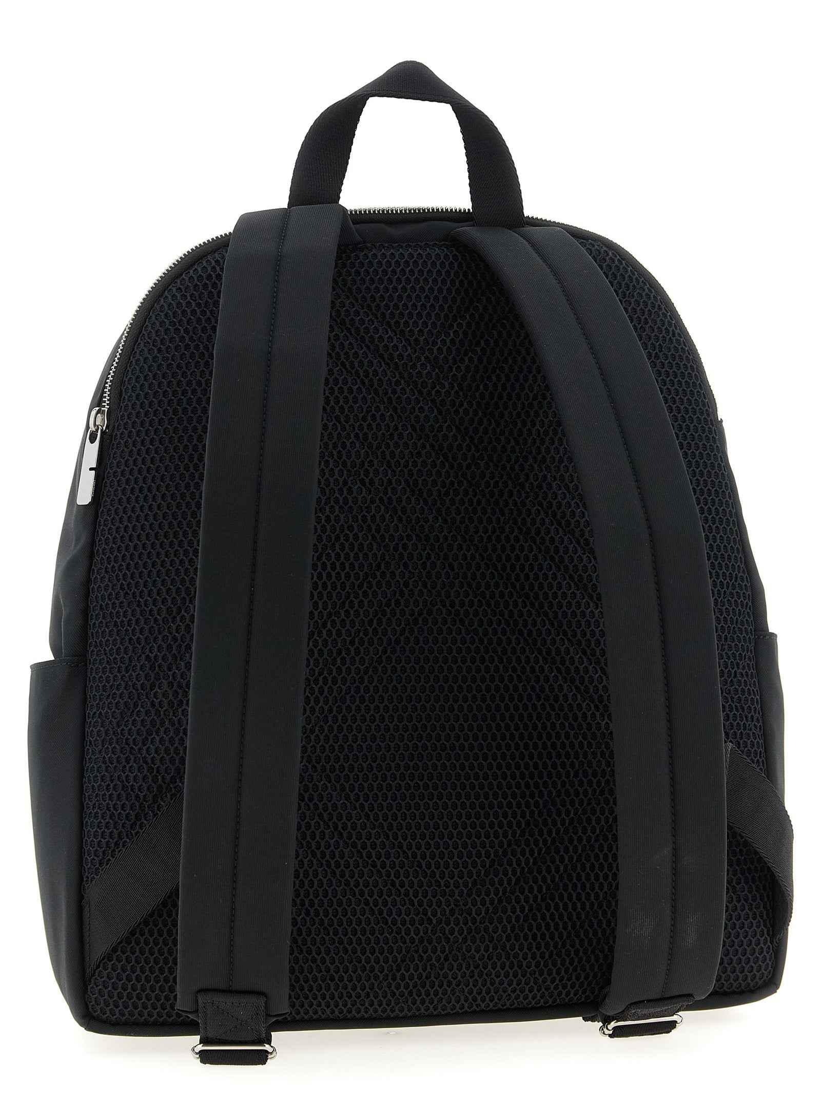 Black Polyester Backpack