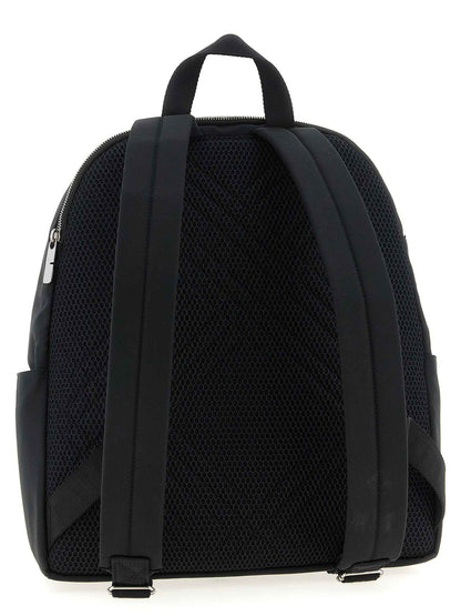 Black Polyester Backpack