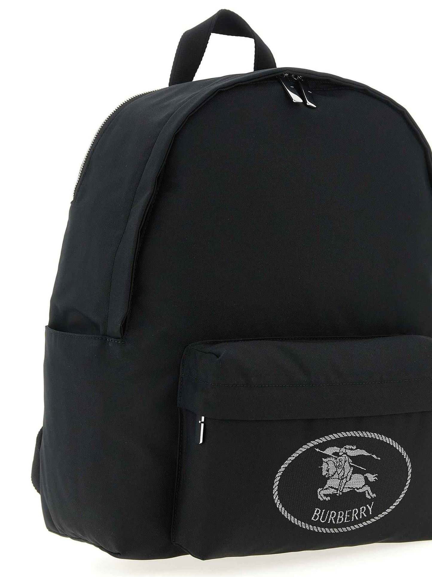 Black Polyester Backpack