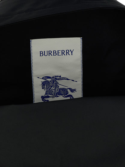 Black Polyester Backpack