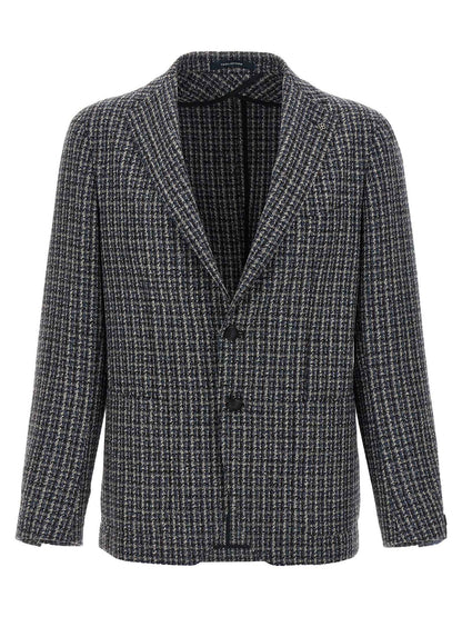Multicolor Virgin Wool Blazer