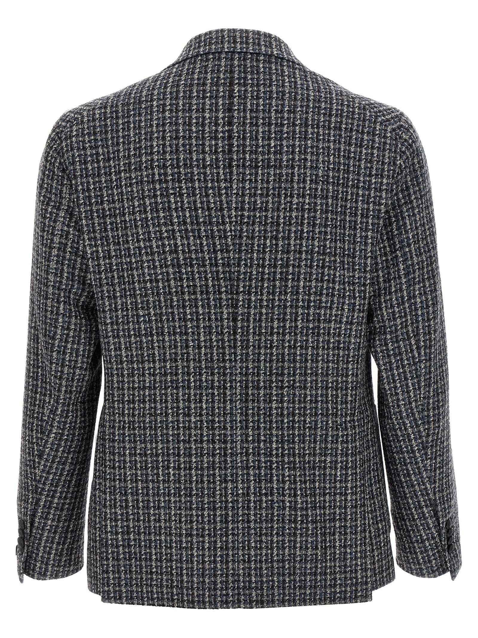 Multicolor Virgin Wool Blazer