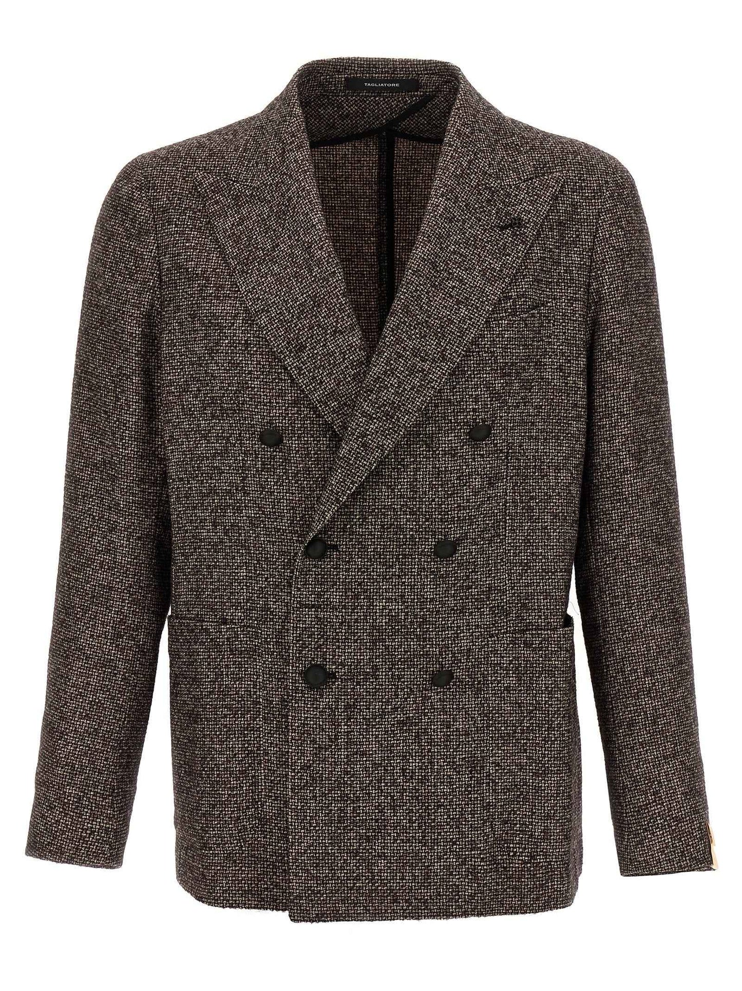 Brown Virgin Wool Blazer