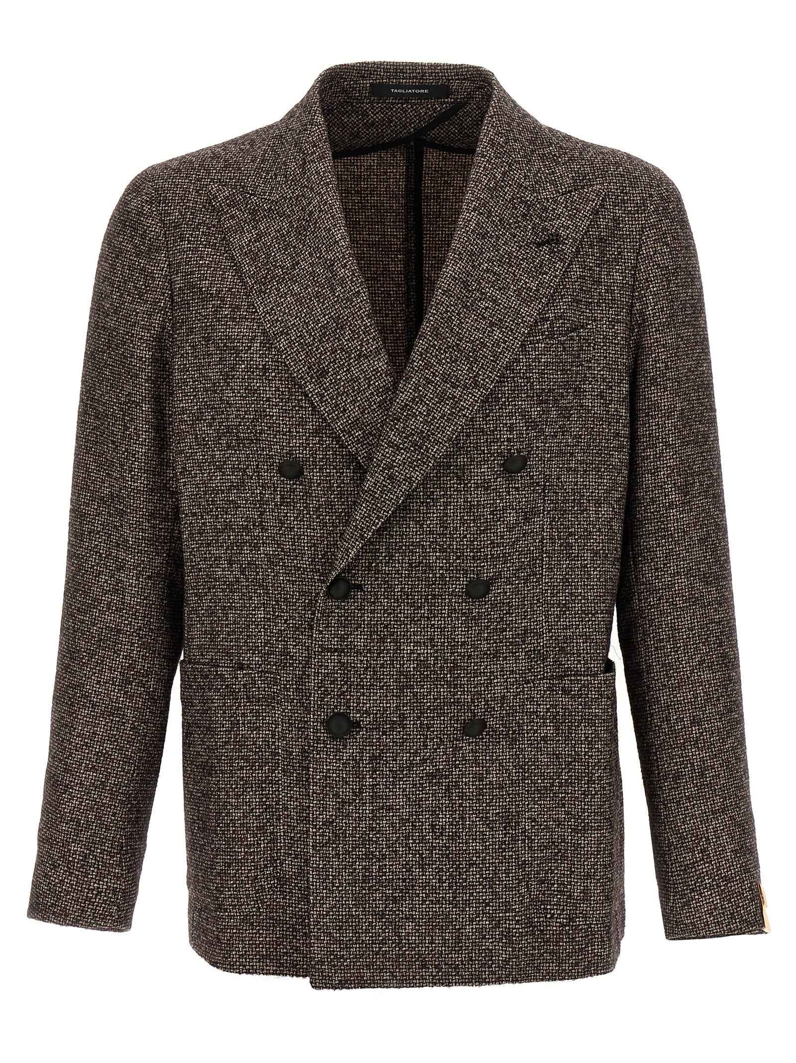 Brown Virgin Wool Blazer