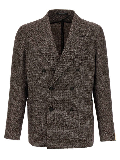 Brown Virgin Wool Blazer
