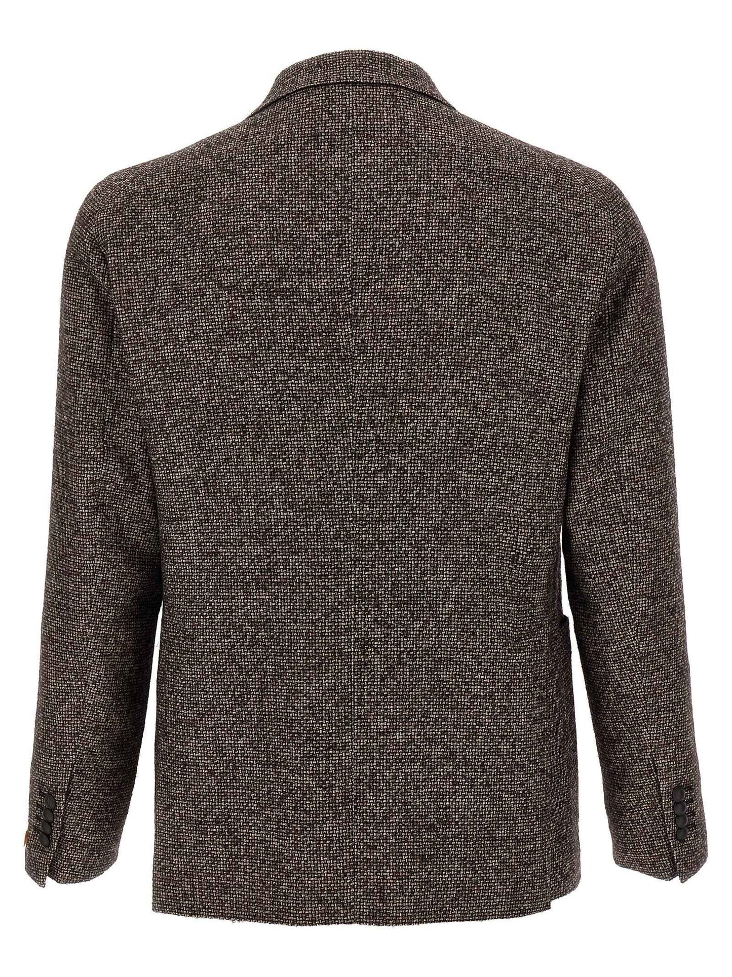 Brown Virgin Wool Blazer