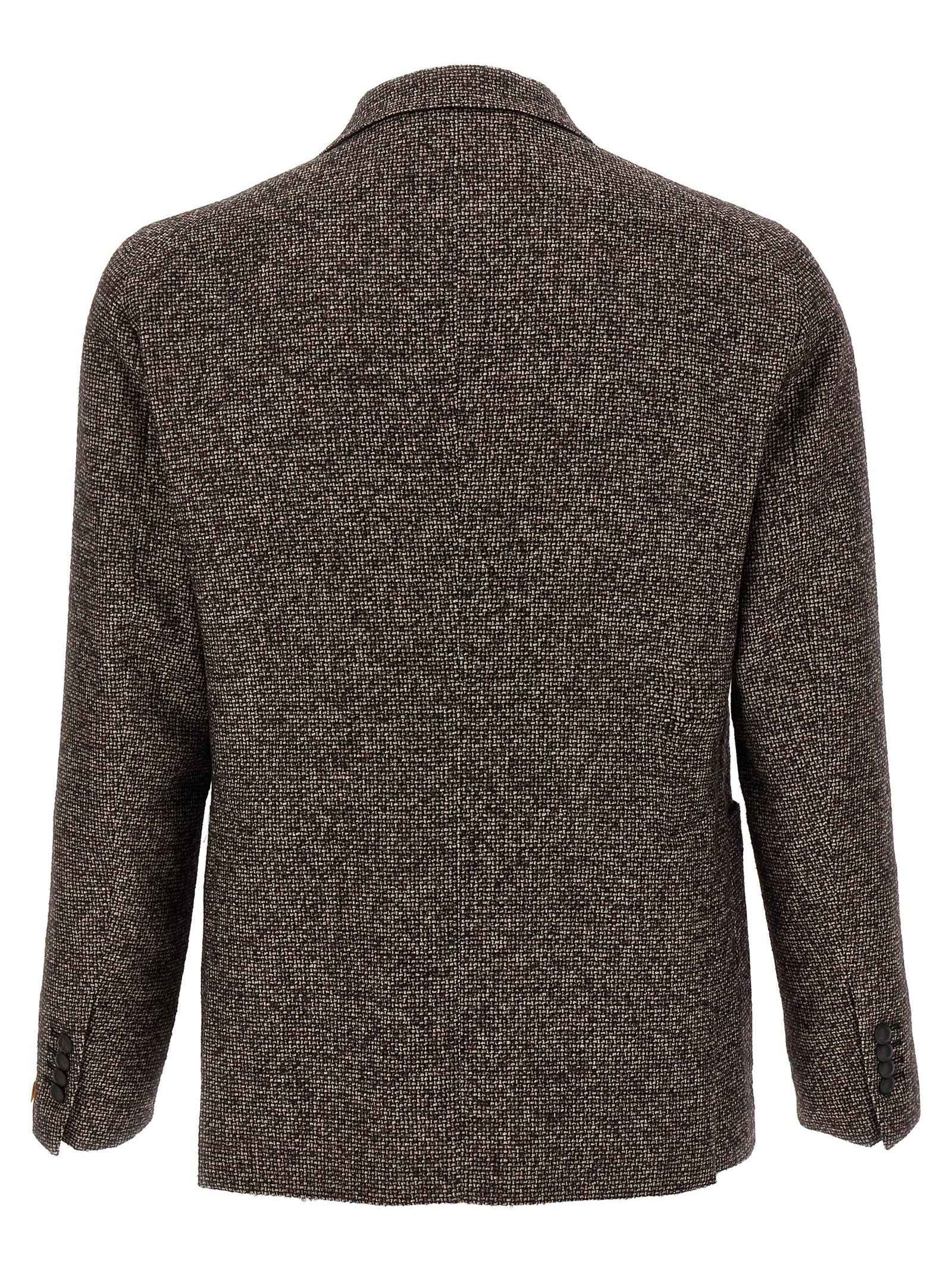 Brown Virgin Wool Blazer