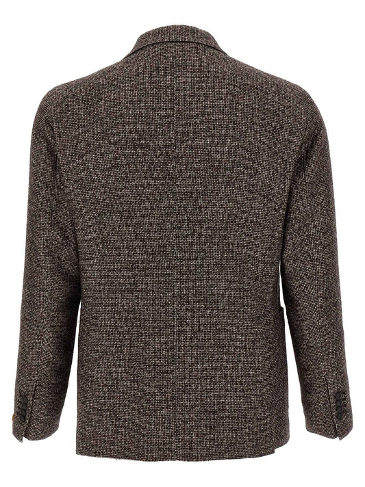Brown Virgin Wool Blazer