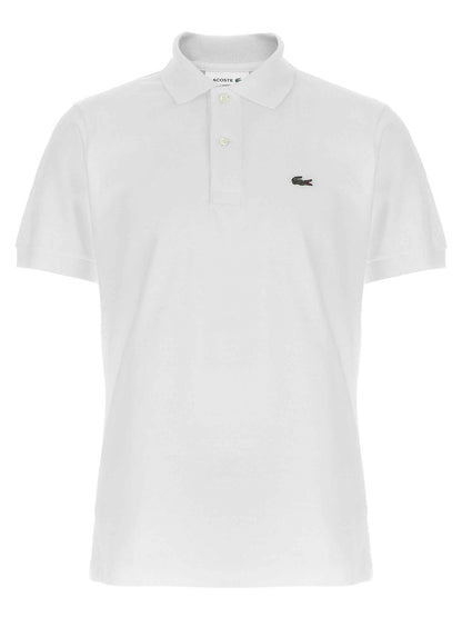 White Cotton Polo Shirt