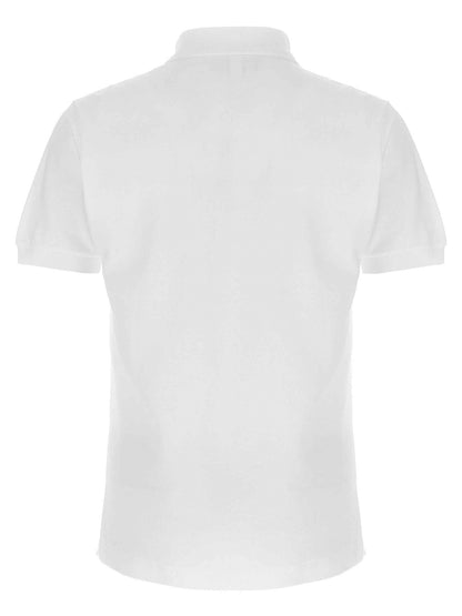 White Cotton Polo Shirt