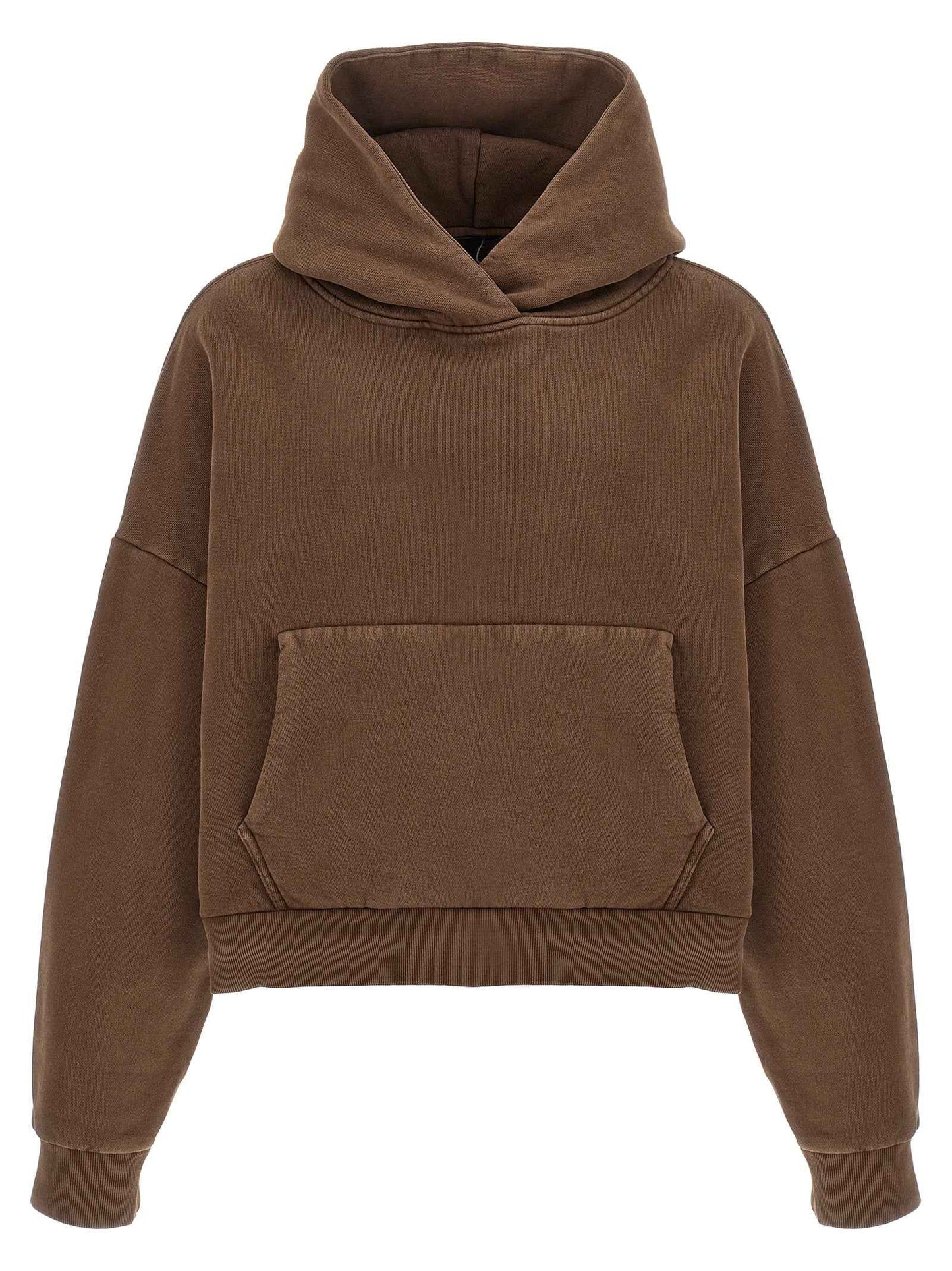 Brown Cotton Sweatshirt
