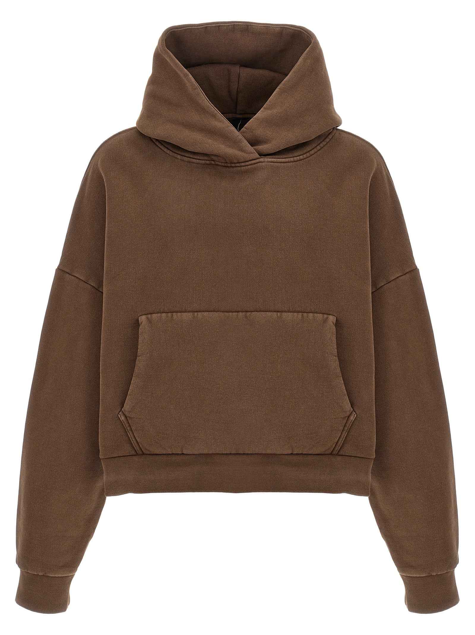Brown Cotton Sweatshirt
