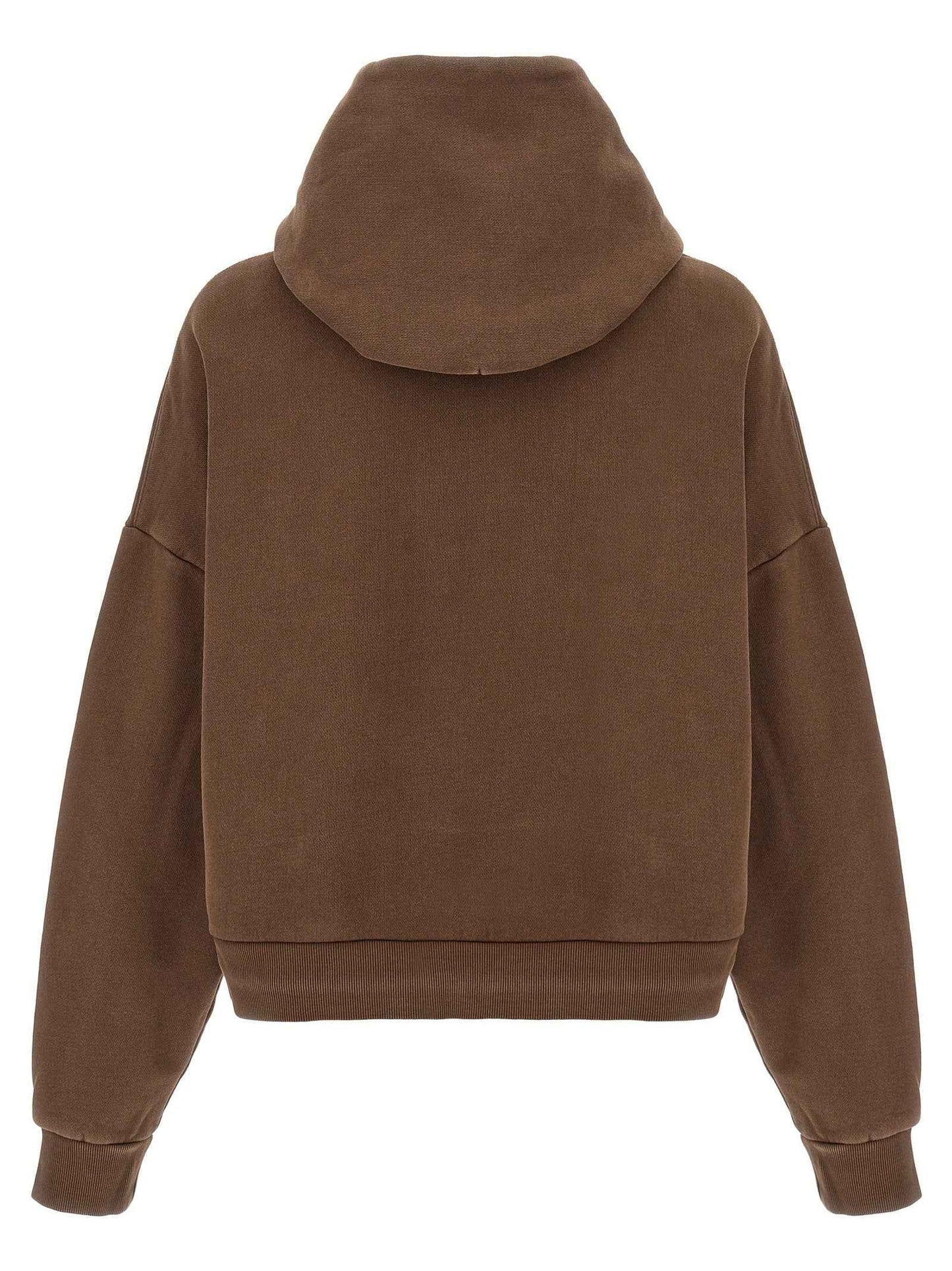 Brown Cotton Sweatshirt
