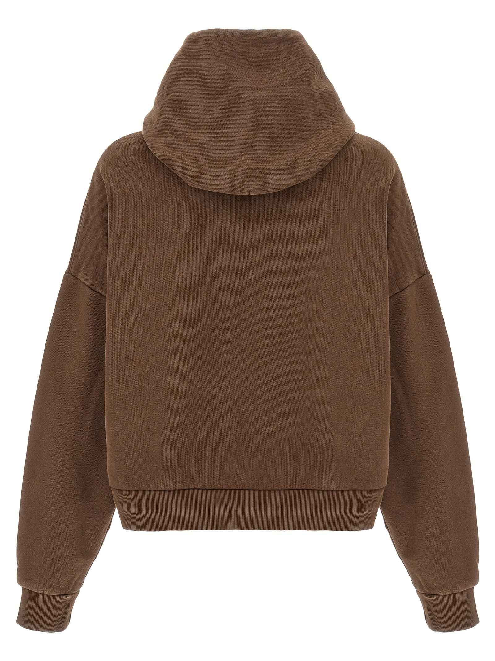Brown Cotton Sweatshirt