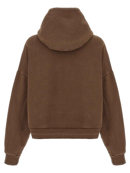 Brown Cotton Sweatshirt