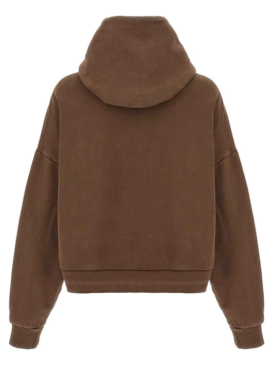 Brown Cotton Sweatshirt