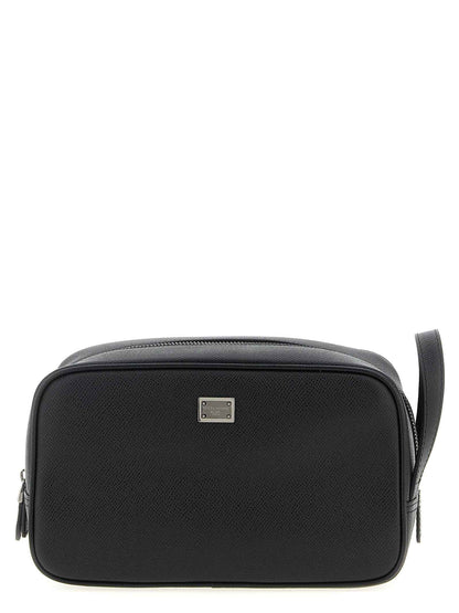 Black Calfskin Leather Wallet