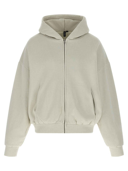 White Cotton Sweatshirt