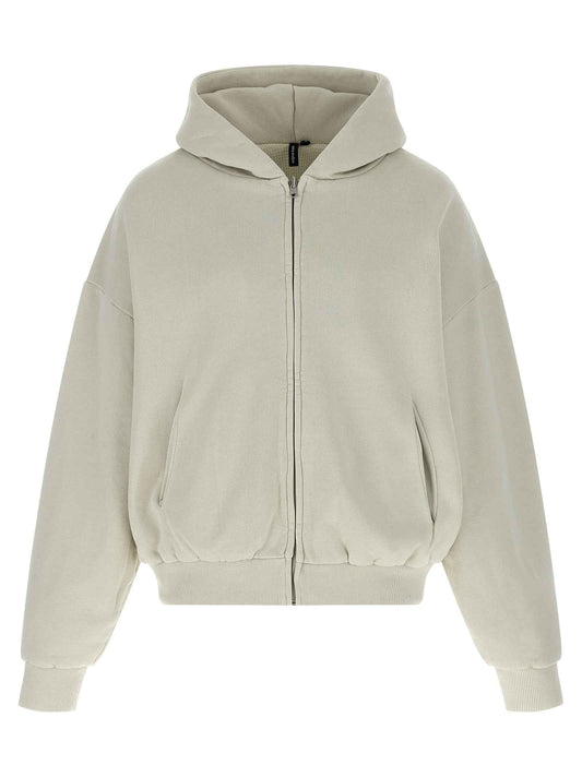 White Cotton Sweatshirt
