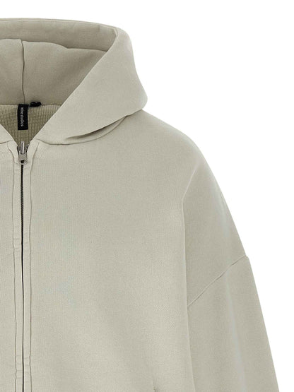 White Cotton Sweatshirt