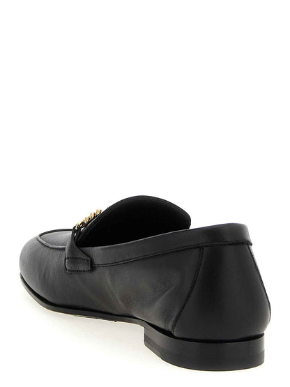 Black Calfskin Slip-On Loafers