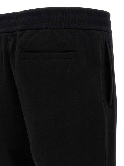 Black Cotton Joggers (Workout Pants)