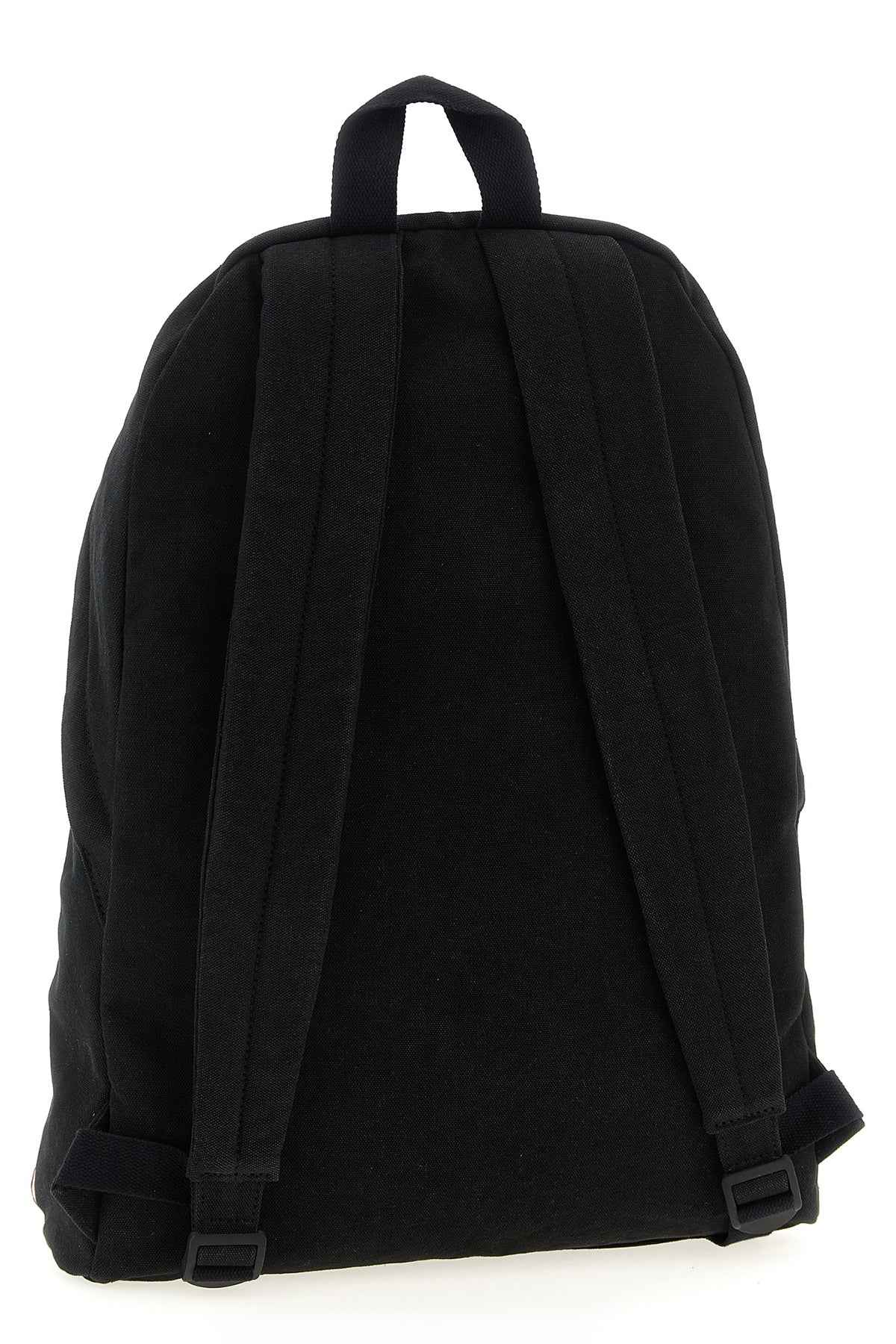 Black Cotton Backpack
