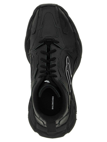 Black Calfskin Athletic Sneakers