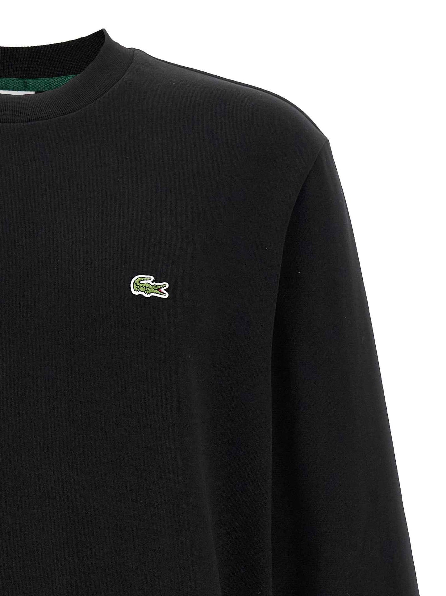 Black Cotton Sweatshirt
