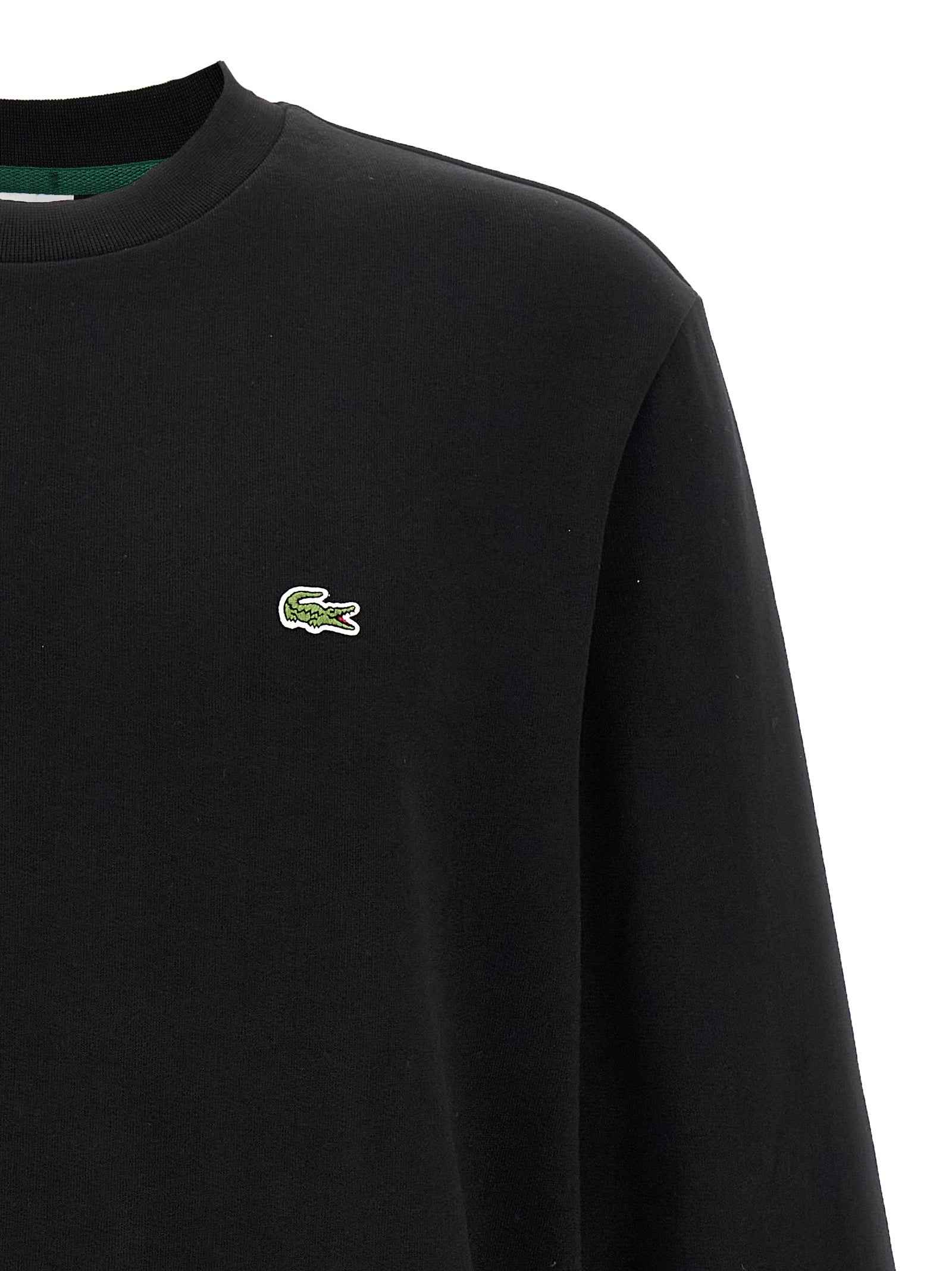 Black Cotton Sweatshirt