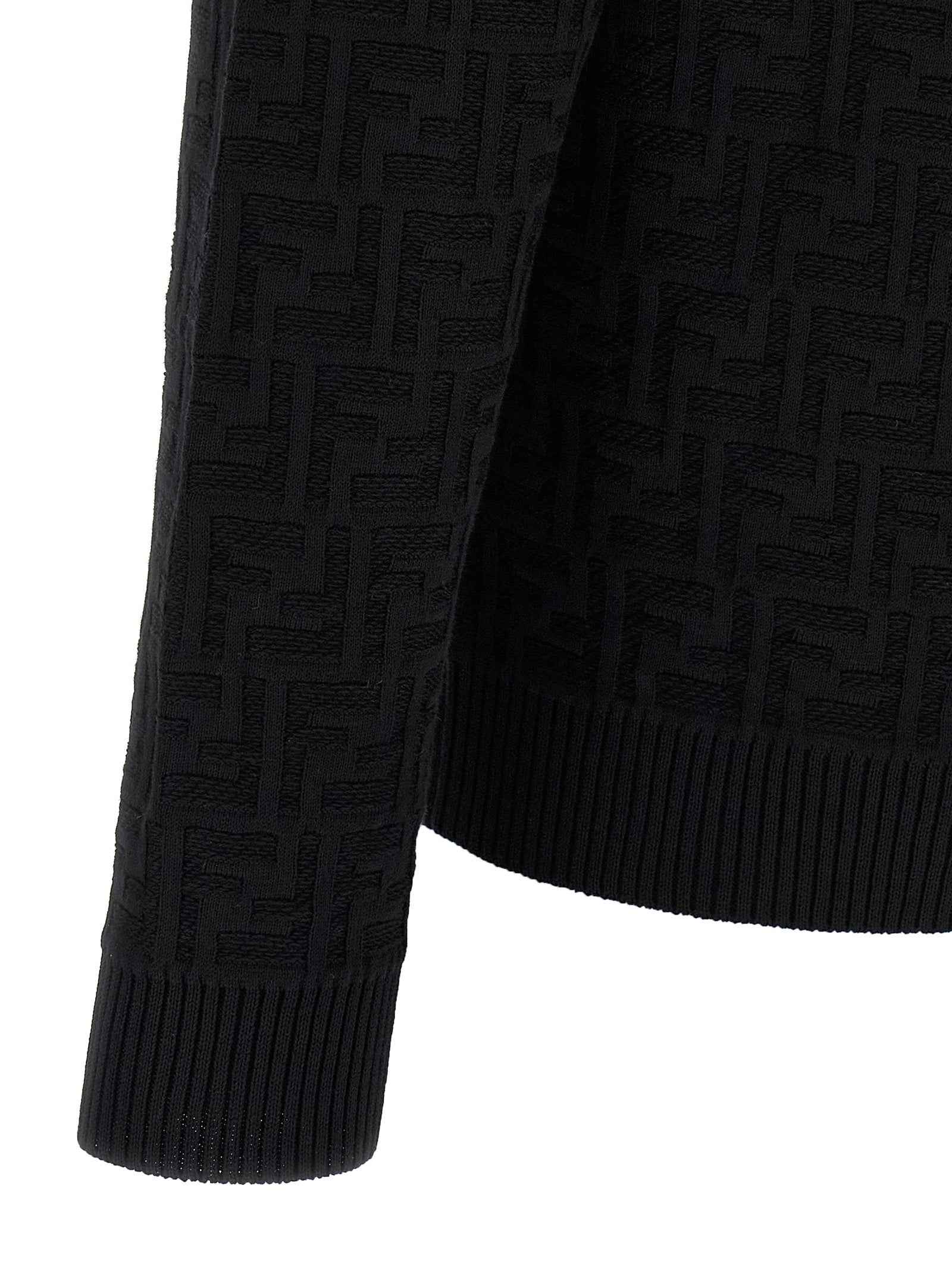 Black Cotton Cardigan