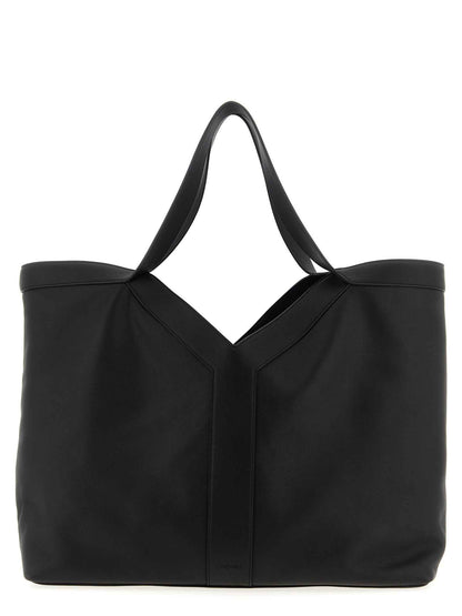 Black Calfskin Tote Bag