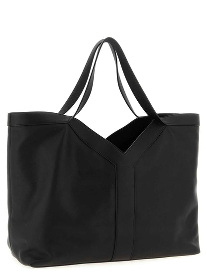 Black Calfskin Tote Bag