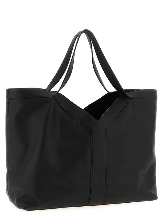 Black Calfskin Tote Bag