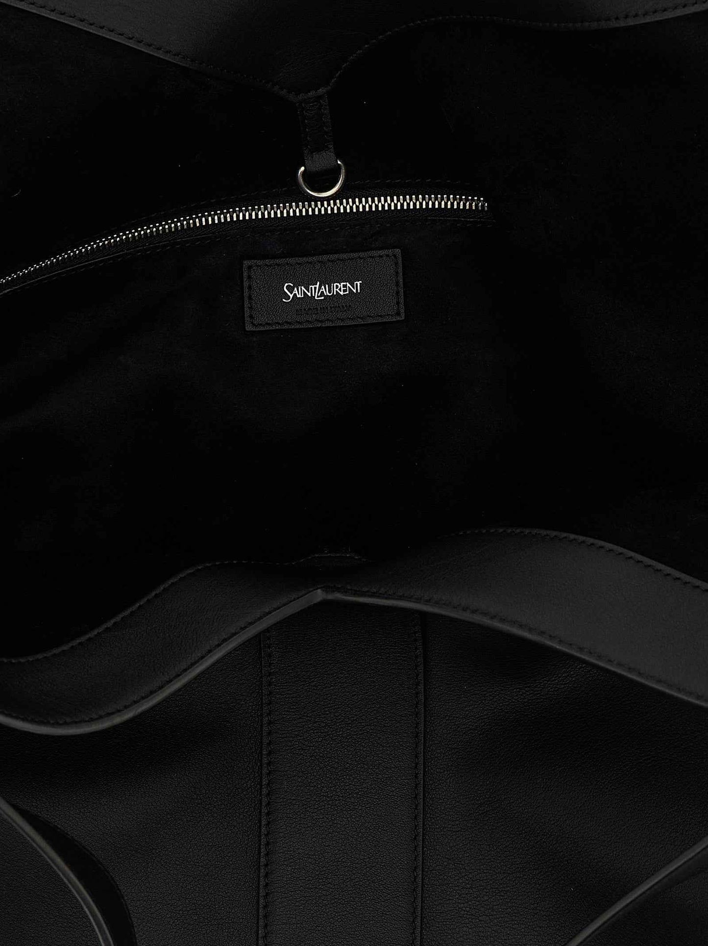 Black Calfskin Tote Bag