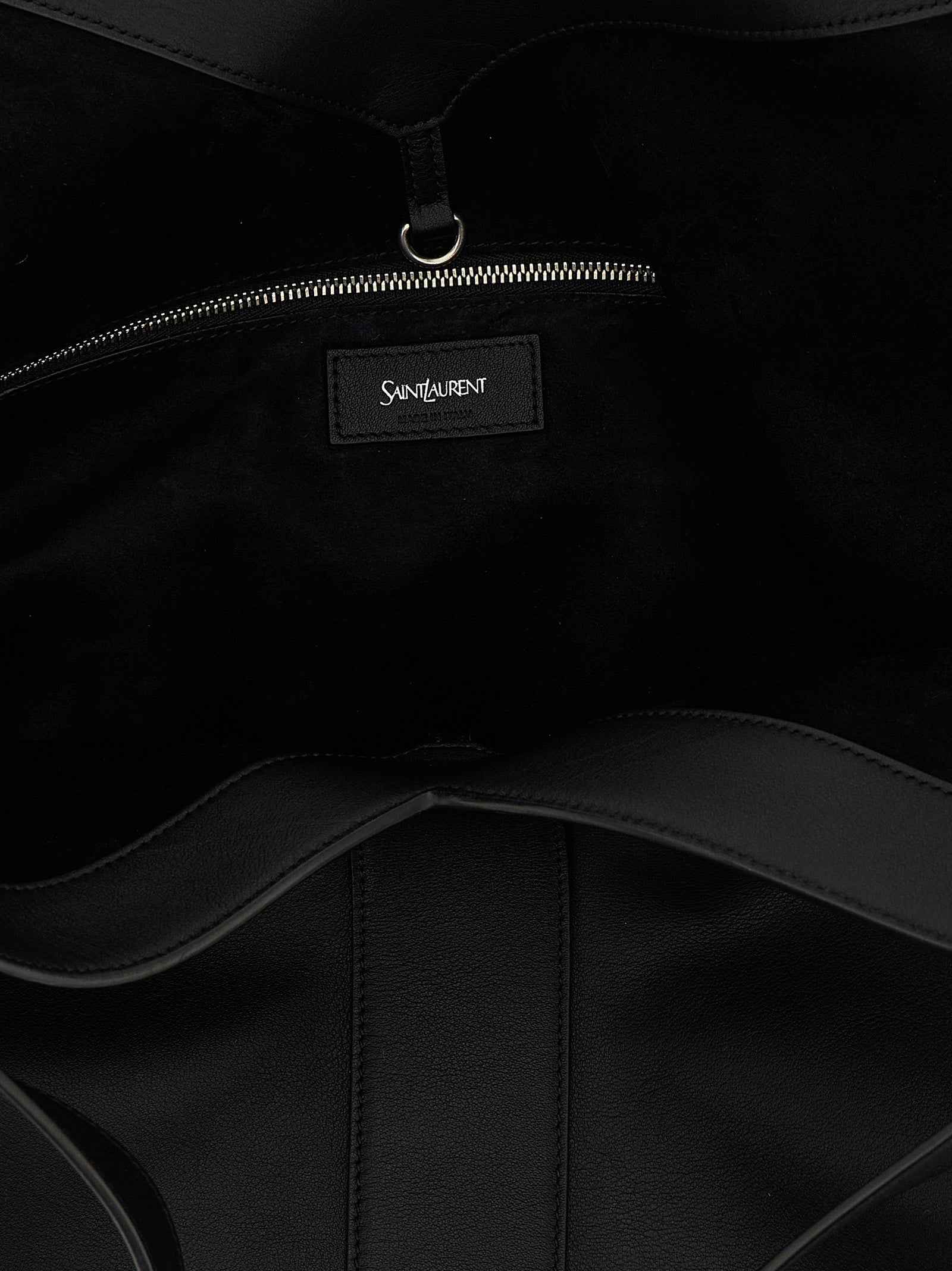 Black Calfskin Tote Bag
