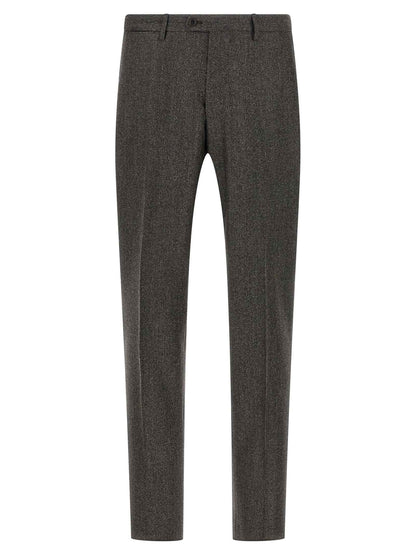 Brown Virgin Wool Two-Piece Suit