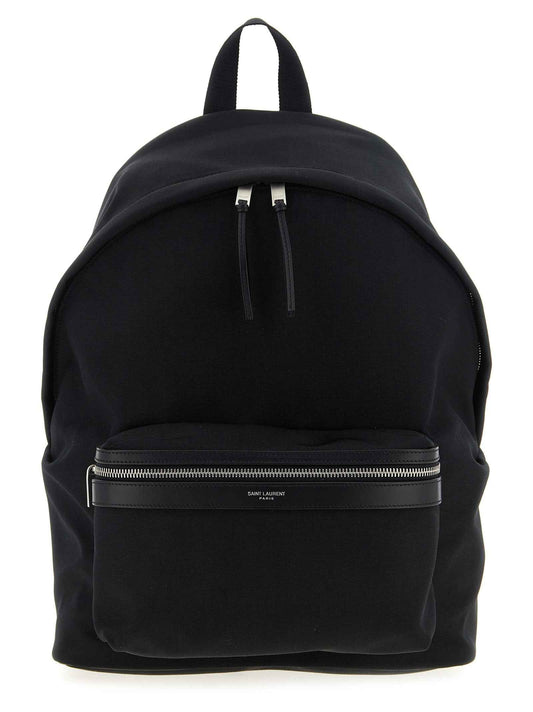 Black Polyamide Backpack