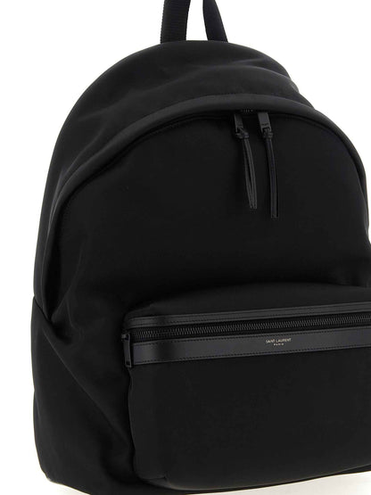 Black Polyamide Backpack