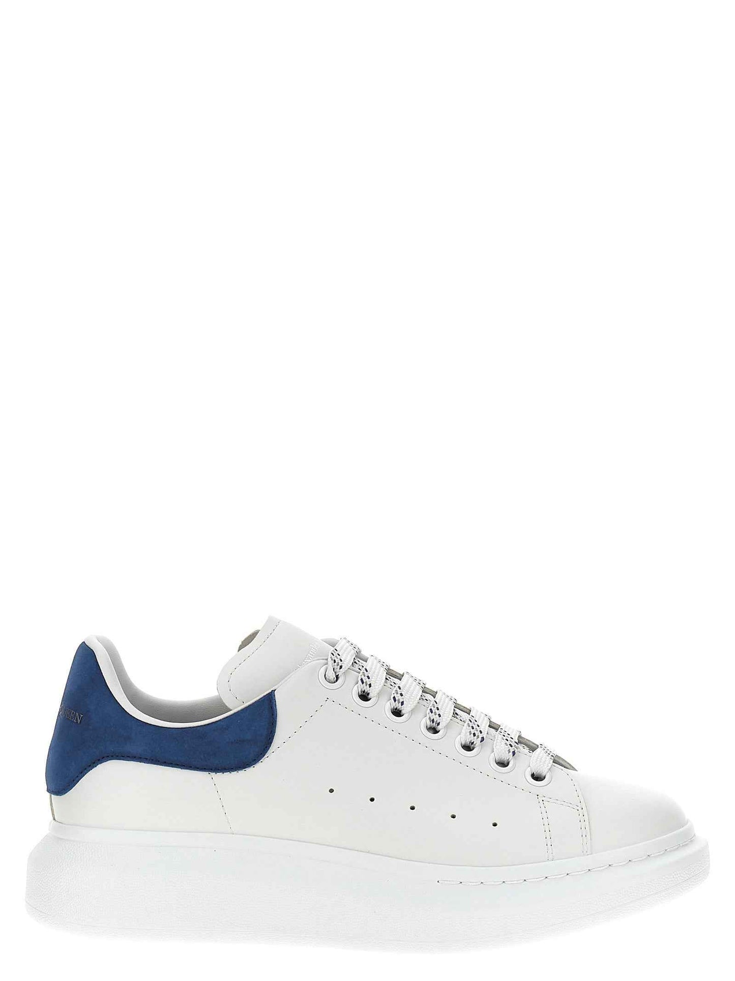 Blue Calfskin Chunky Sneakers