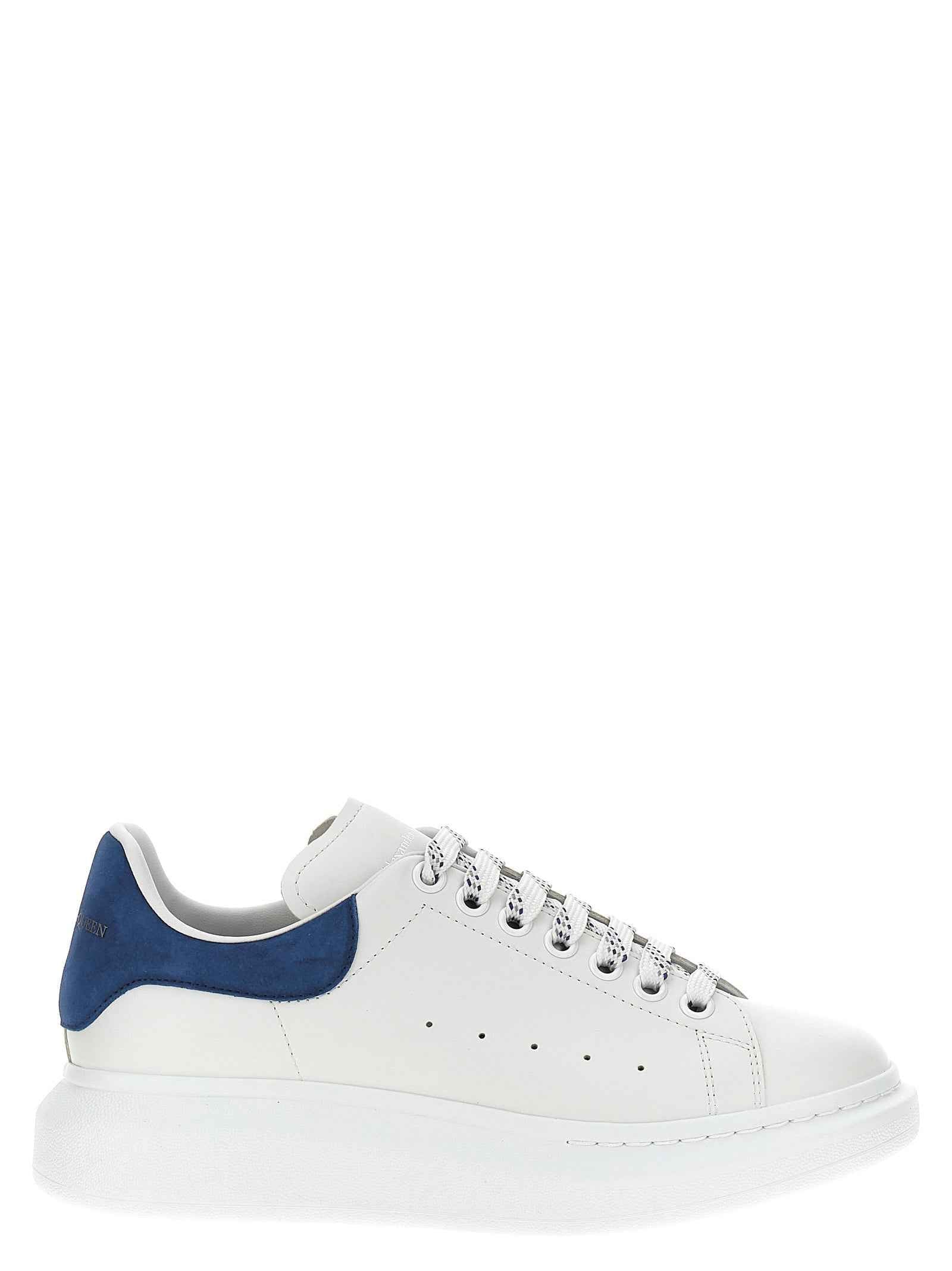 Blue Calfskin Chunky Sneakers