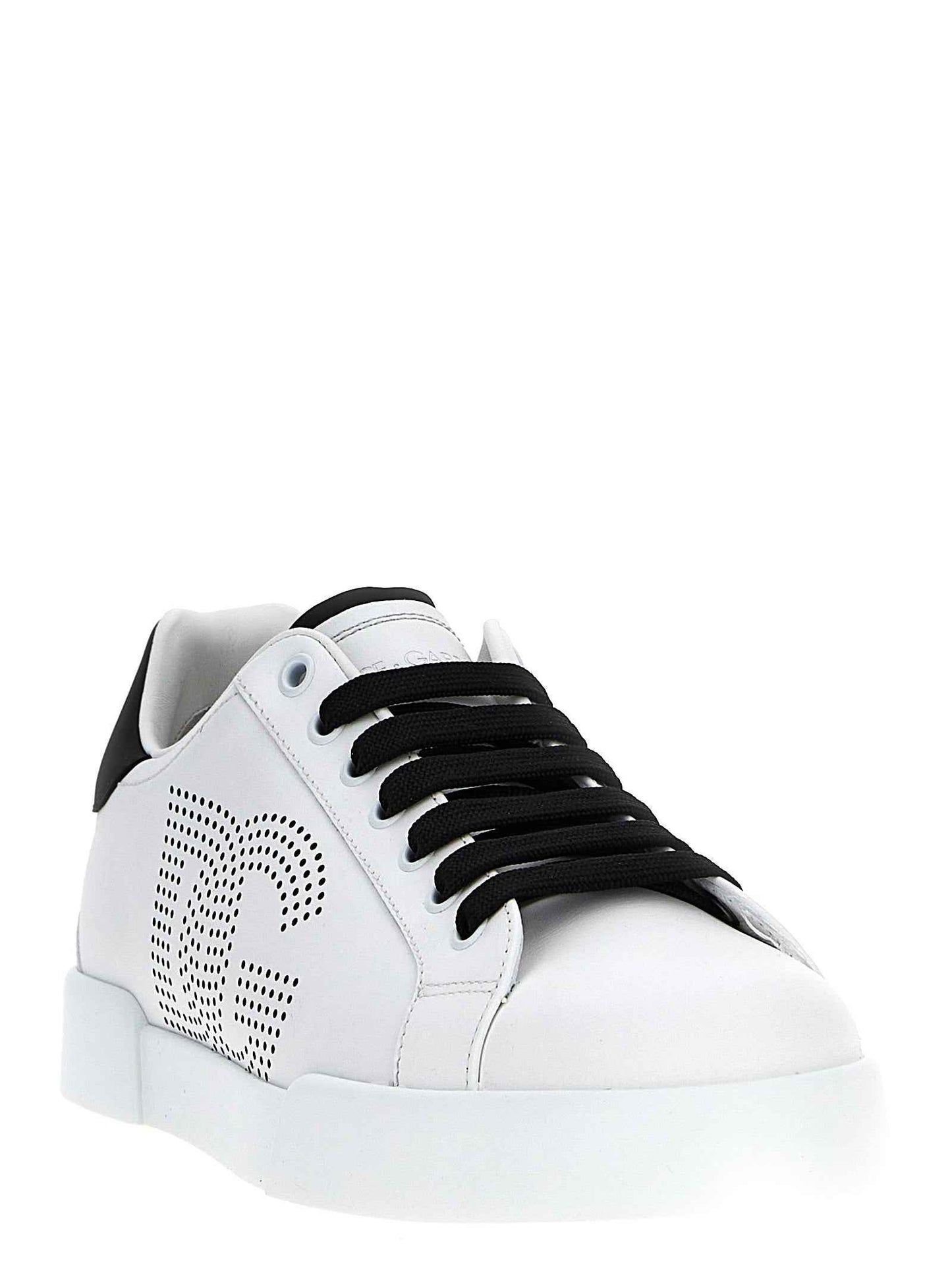 Bicolor Calfskin Low Top Sneakers