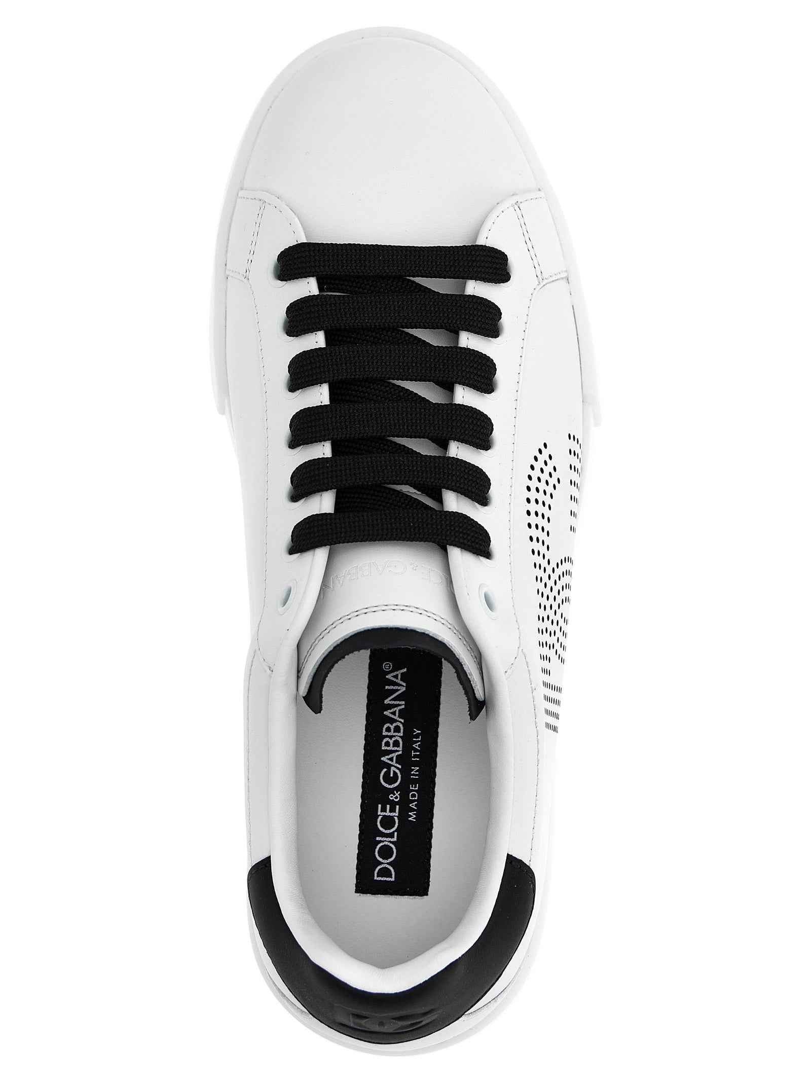 Bicolor Calfskin Low Top Sneakers