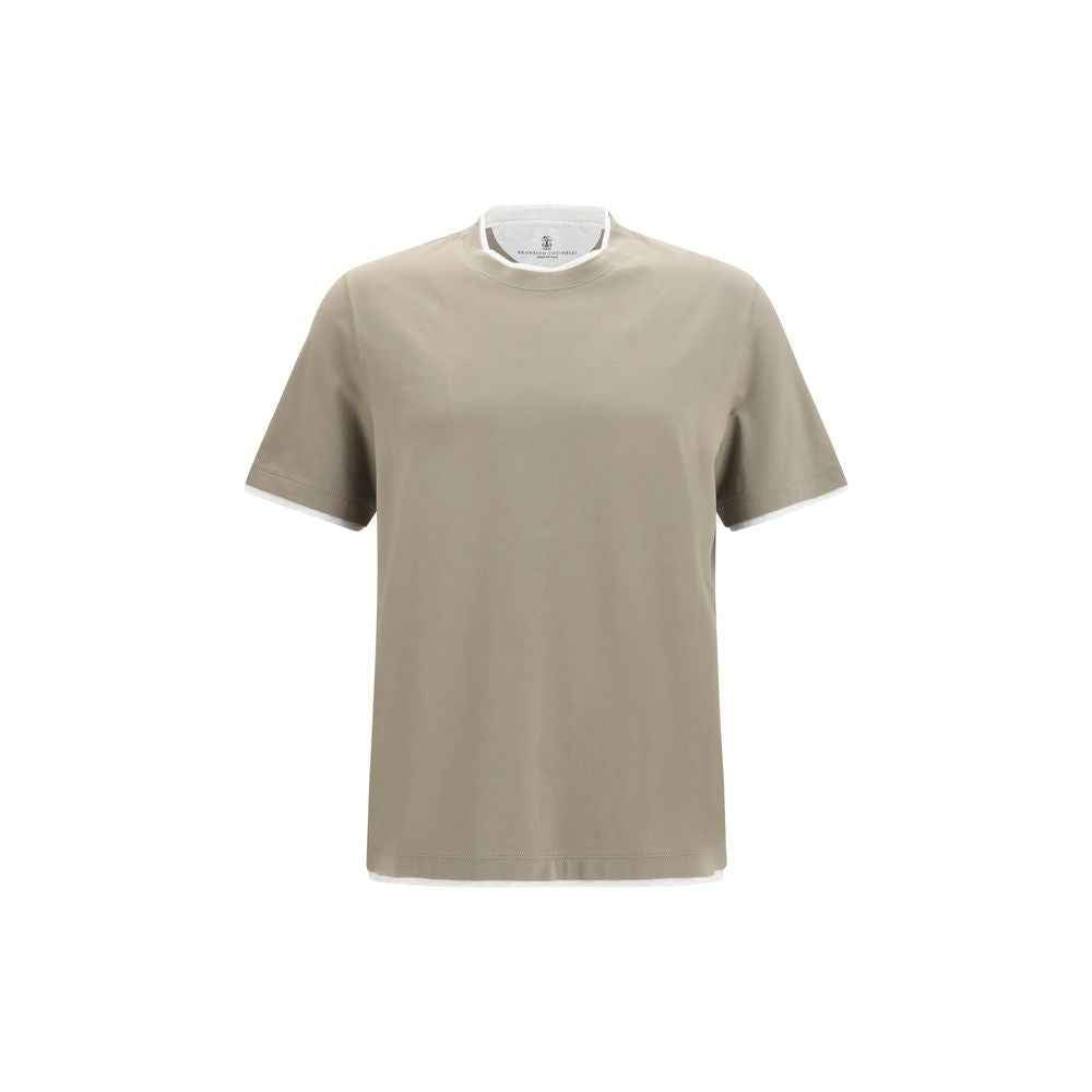 Bicolor Cotton T-Shirt