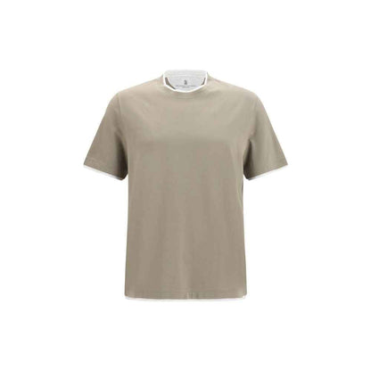 Bicolor Cotton T-Shirt