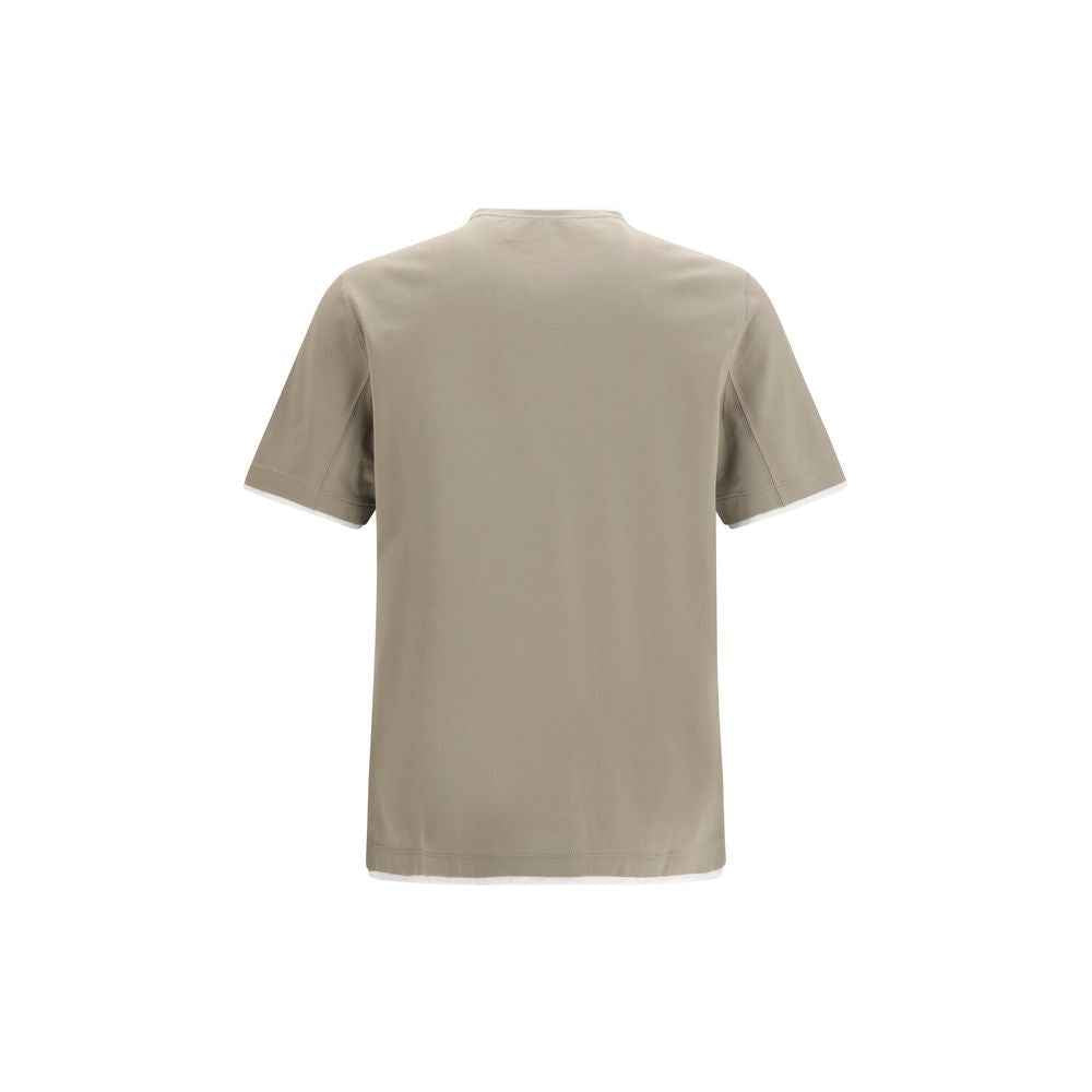 Bicolor Cotton T-Shirt