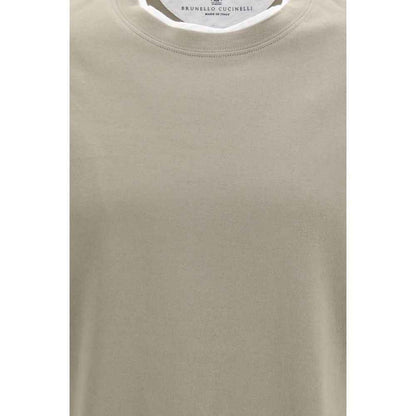 Bicolor Cotton T-Shirt